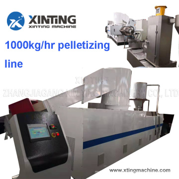 Single Screw Plastic Pelletizing Extruder/ PP PE Granules Machine